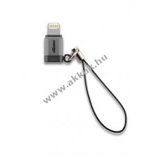 Cabstone Lightning - Micro-USB adapter fekete Apple MFi - A k�szlet erej�ig