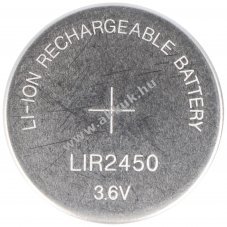 LIR2450 gombakku 3.6V 120mAh 1db/csomag Li-Ion