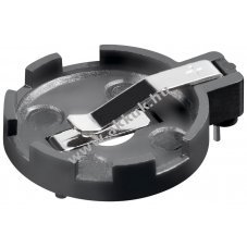 Goobay CR2012-CR2032 gombelem tart� max.20mm fekete ny�kra szerelhet� v�zszintes 2 t�s