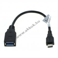 OTG (On The Go) adapterk�bel USB C csatlakoz� �s USB A 3.0 csatlakoz�s