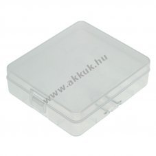 Elemtart� doboz 1-4db 18650 t�pus� elemhez, akkuhoz