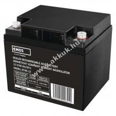 �lom akku 12V 40Ah EMOS csatlakoz� T1-M6