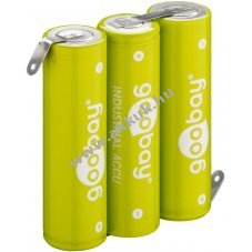 Goobay AA Mignon ceruza akku 3,6V 2100mAh 3db/csomag NiMH
