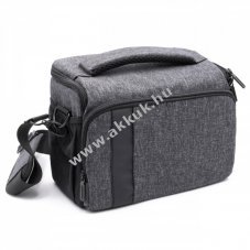 Univerzlis XL mret fnykpezgp tska, DSLR s rendszerkamerkhoz, szrke, vszon