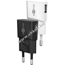 Goobay 5W USB-A h�l�zati t�lt� feh�r 1x USB-A csatlakoz�