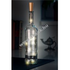 10 LED-es hangulatos f�nysor �vegpalackokhoz id�z�t�vel 1db - Ki�rus�t�s