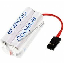 GRAUPNER Eneloop 4/AAA-W akkupakk (AAA) Ni-MN 4.8V, 750mAh,  F2x2 kialakts