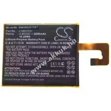 Helyettest akku Lenovo Tab E7 tpus L18D1P31, 2650mAh
