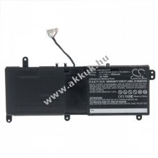 Helyettest akku Clevo P640HJ 3850mAh