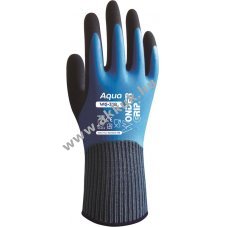 Wonder Grip WG-318 Aqua munkav�delmi keszty� dupla latex bevonat S/7 - A k�szlet erej�ig