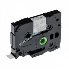 Helyettest szalag kazetta Brother Tze-PR234, 12mm, 5m, arany/fehr