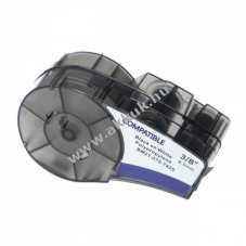 Helyettest szalag kazetta Brady M21-375-7425, 6.4m x 9.5mm, fekete/fehr