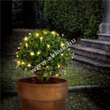 50 LED-es ezst drtfzr fnylnc 2 fnymddal