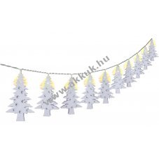 10db-os LED-es fnyfzr, karcsonyfa idztvel meleg-fehr elemes