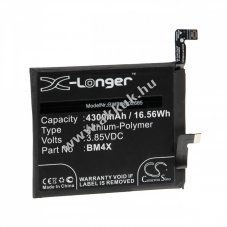 Helyettes�t� akku Xiaomi M2011K2C t�pus BM4X, 4300mAh