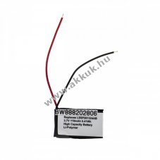 Helyettest akku Fitbit One, tpus LSSP281324AB 110mAh