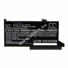 Helyettes�t� akku Dell Latitude 12 7280 3400mAh