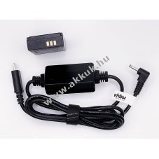 Helyettest USB-C hlzati tpegysg tpus ACK-E12 Canon EOS M50 + DC akkuval DR-E12