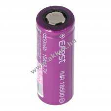 Efest IMR18500 3,7V 1000mAh lapos plusz p�lus v�d� n�lk�li LiMn (IMR) - A k�szlet erej�ig