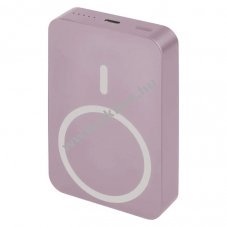 EMOS Powerbank kls akku WI 1046, 10000mAh, 20W, Wireless tlts, MagSafe compatibilis pink