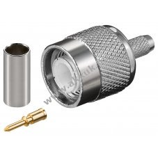 Goobay TNC krimpel� csatlakoz� aranyozott �rintkez�vel RG-58 k�belhez