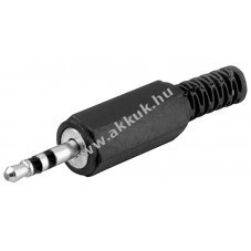 Goobay 2,5mm sztere� jack dug� 3 p�lus�