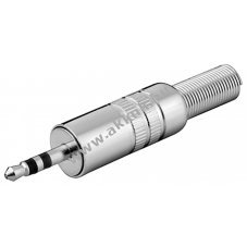 Goobay 3,5mm sztere� jack dug� 3 p�lus� forraszthat�