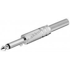 Goobay 6,35mm mono f�m jack csatlakoz� 2 p�lus�