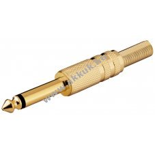 Goobay 6,35mm mono sztere� jack dug� 2 p�lus