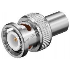 Goobay BNC v�gellen�ll�s 75 Ohm f�m kupakkal aranyozott �rintkez�vel