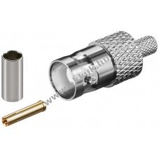 Goobay BNC krimp csatlakoz� RG58/U k�belhez aranyozott pin
