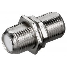 Goobay F-csatlakoz� F-aljzat F-aljzat adapter cink