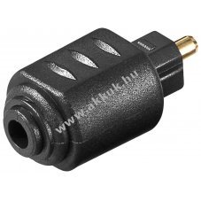 Goobay TOSLINK digit�lis audio adapter 3,5mm mini Toslink aljzat Toslink csatlakoz�
