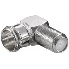 Goobay F-Stecker Quick 90� F-Buchse sz�gletes adapter