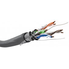 Goobay CAT 5e sz�rke SF/UTP h�l�zati k�bel 24 AWG 1 eres PVC k�peny