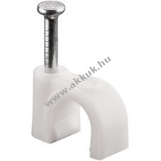 Goobay k�belbilincs 7mm feh�r 100db/csomag