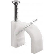 Goobay k�belr�gz�t� 10mm feh�r 100db/csomag