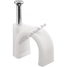 Goobay k�belbilincs 12mm feh�r 100db/csomag