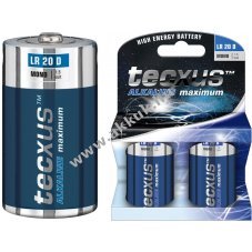Tecxus LR20 D alk�li-mang�n elem 2db/csomag 1,5V