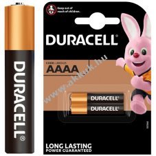 Duracell LR61/AAAA (Mini) (MN2500) elem 1,5V 2db/csomag alk�li-mang�n