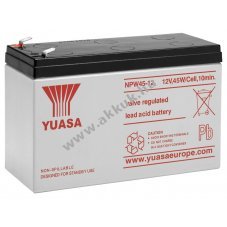 Yuasa NPW45-12 12V 8,5Ah Faston 6,35mm AGM �lom akku