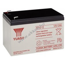 Yuasa NP12-12 VdS 12V 12Ah Faston 6,35mm ABS AGM �lom akku