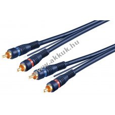 Goobay aut� Hi-Fi sztere� RCA (cinch)k�bel 2x RCA (cinch) dug� 5m