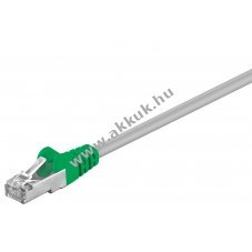 Goobay CAT 5e F/UTP kereszt k�bel 2xRJ45 1m sz�rke z�ld CCA