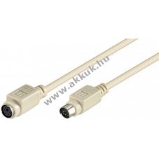 Goobay PS2 billenty�zet eg�r hosszabb�t� k�bel 2m Mini-DIN 6 csatlakoz�