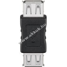 Goobay USB-A adapter csatlakoz� fekete 2,5W 0,5A USB 2.0