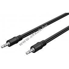 Goobay 3,5mm sztere� AUX audiok�bel 5m fekete lapos