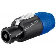 Goobay 4-p�lus� PA hangsz�r�csatlakoz� csavaros f�m �rintkez�kkel