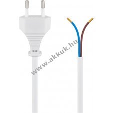 Goobay k�bel Eurodug�val 1,5m 2x0,75 mm2 feh�r