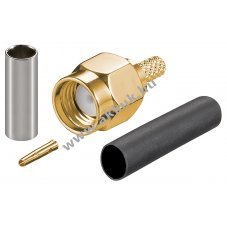 Goobay RP-SMA krimp csatlakoz� RG-174 �s RG-316 koaxi�lis k�belhez